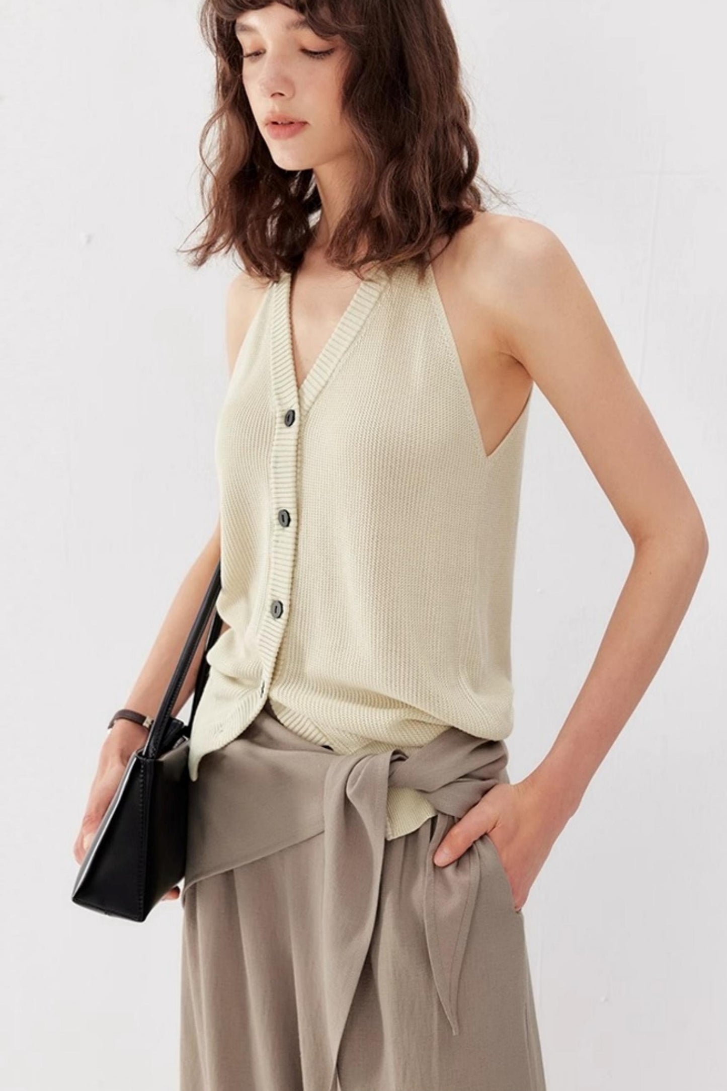 French Romance Strapless Knit Tank