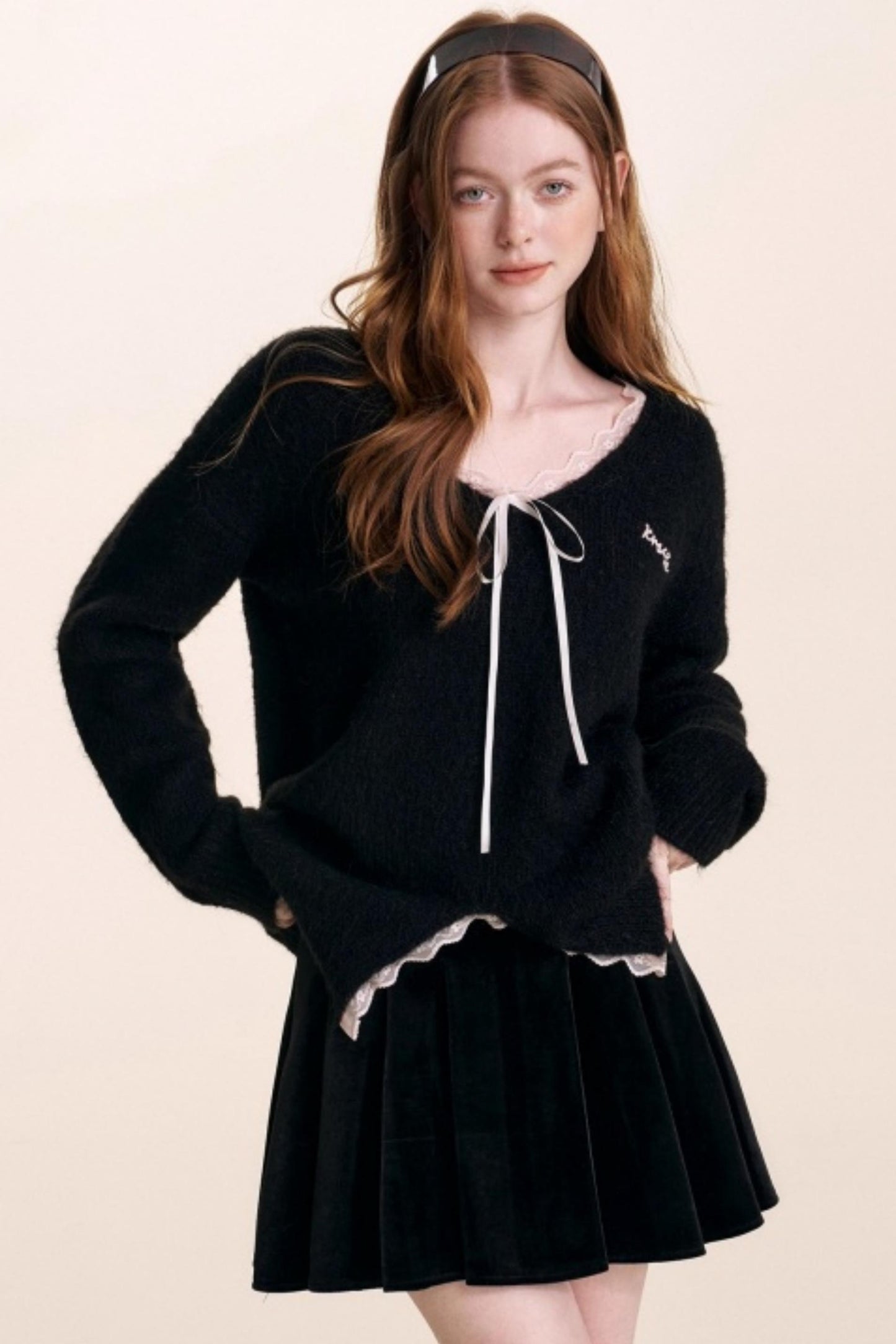 Luxury Wool Hooded Jacket Set-Up