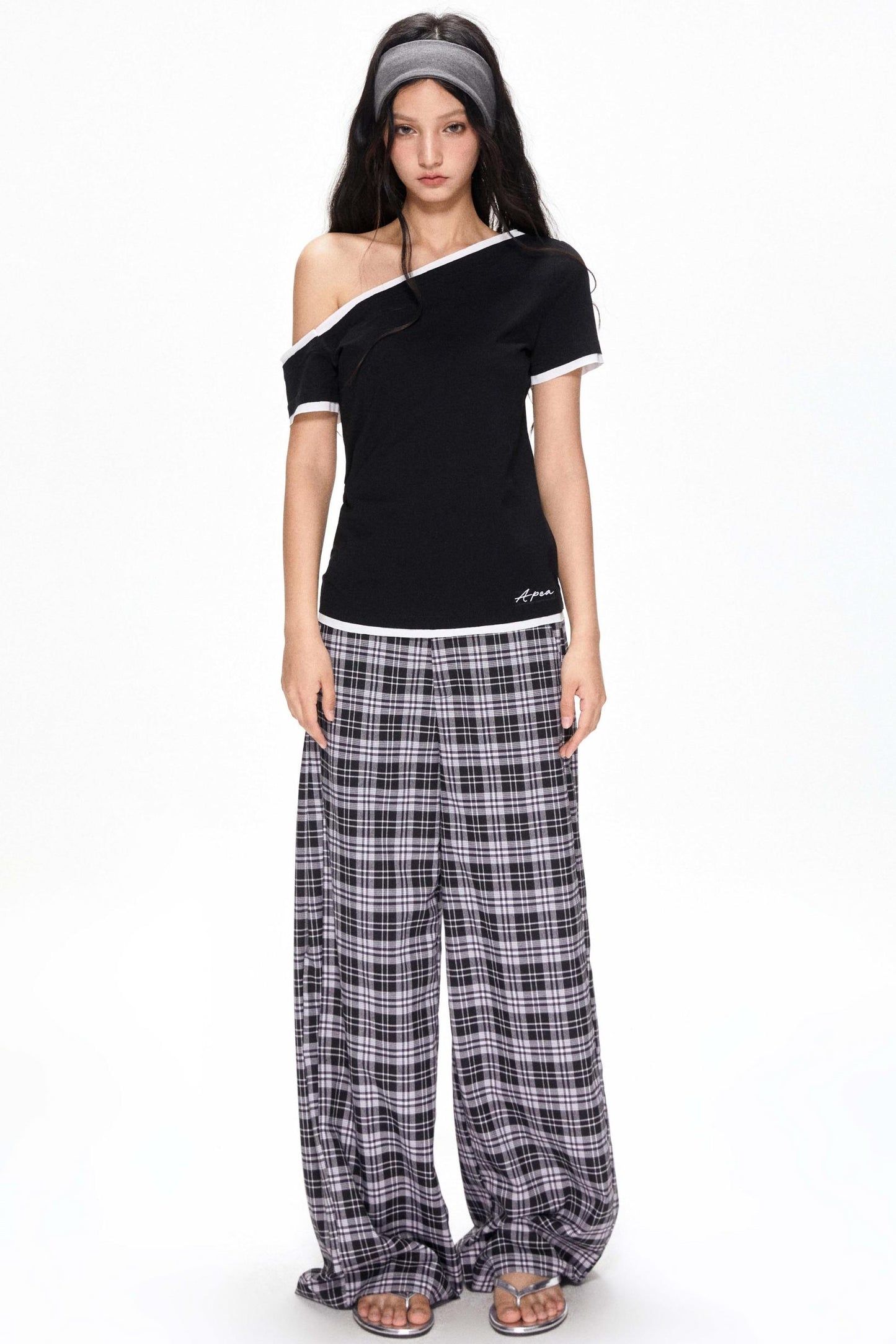 Summer Color-Block Strapless T-Shirt