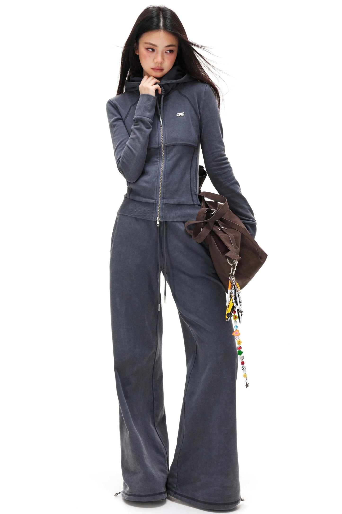 Double-Ended Zipper Jacket & Sweatpants Set-Up