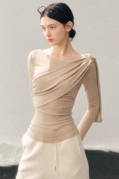 French Ribbon Design Blouse