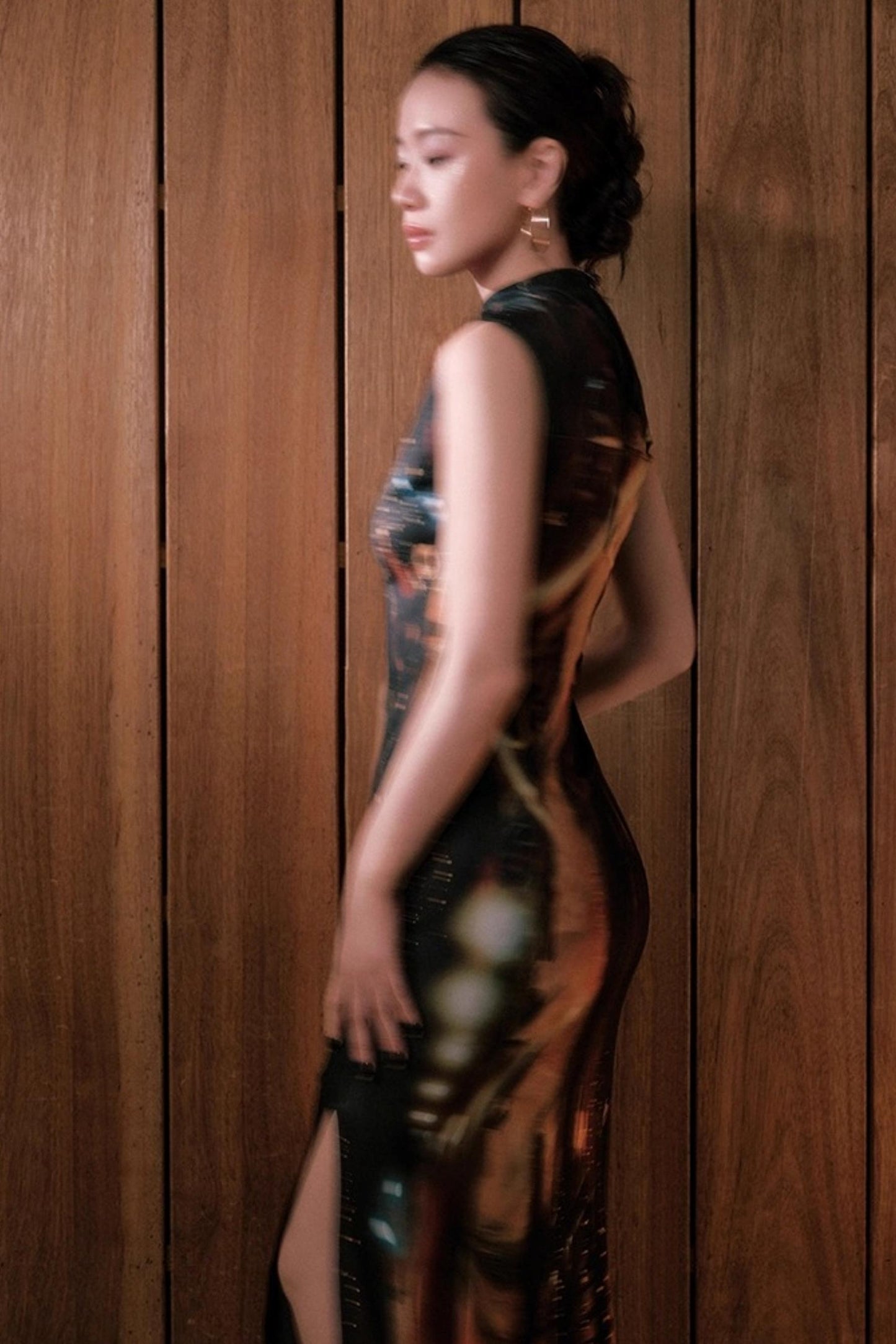 Night City Cheongsam Dress