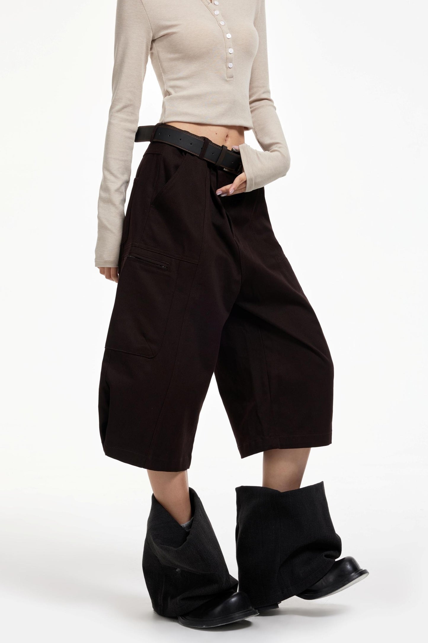 Black Wide-Leg Pants