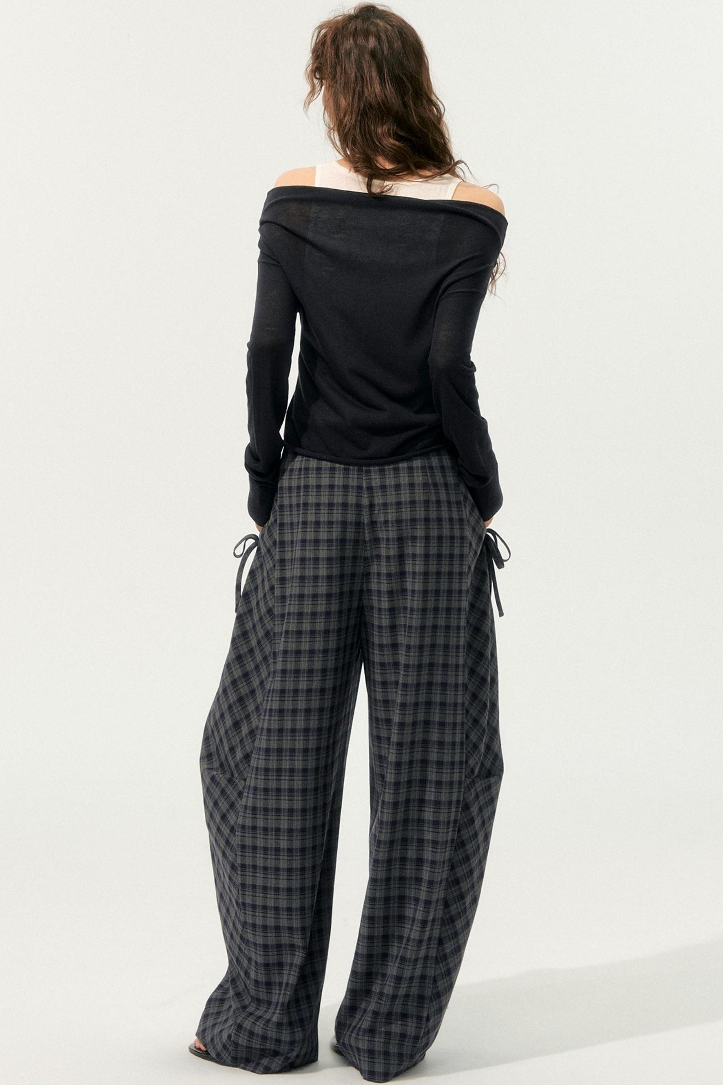 Loose Drape Straight Pants