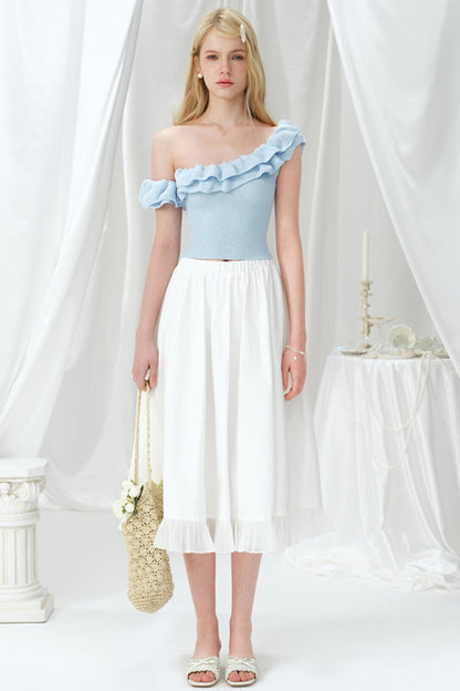One-Shoulder Knit Top