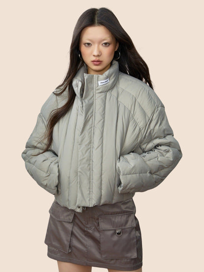 Long-sleeved Loose Down Jacket