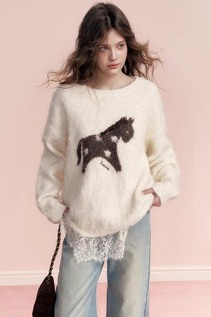 Broken Galaxy Rhinestone Jeans