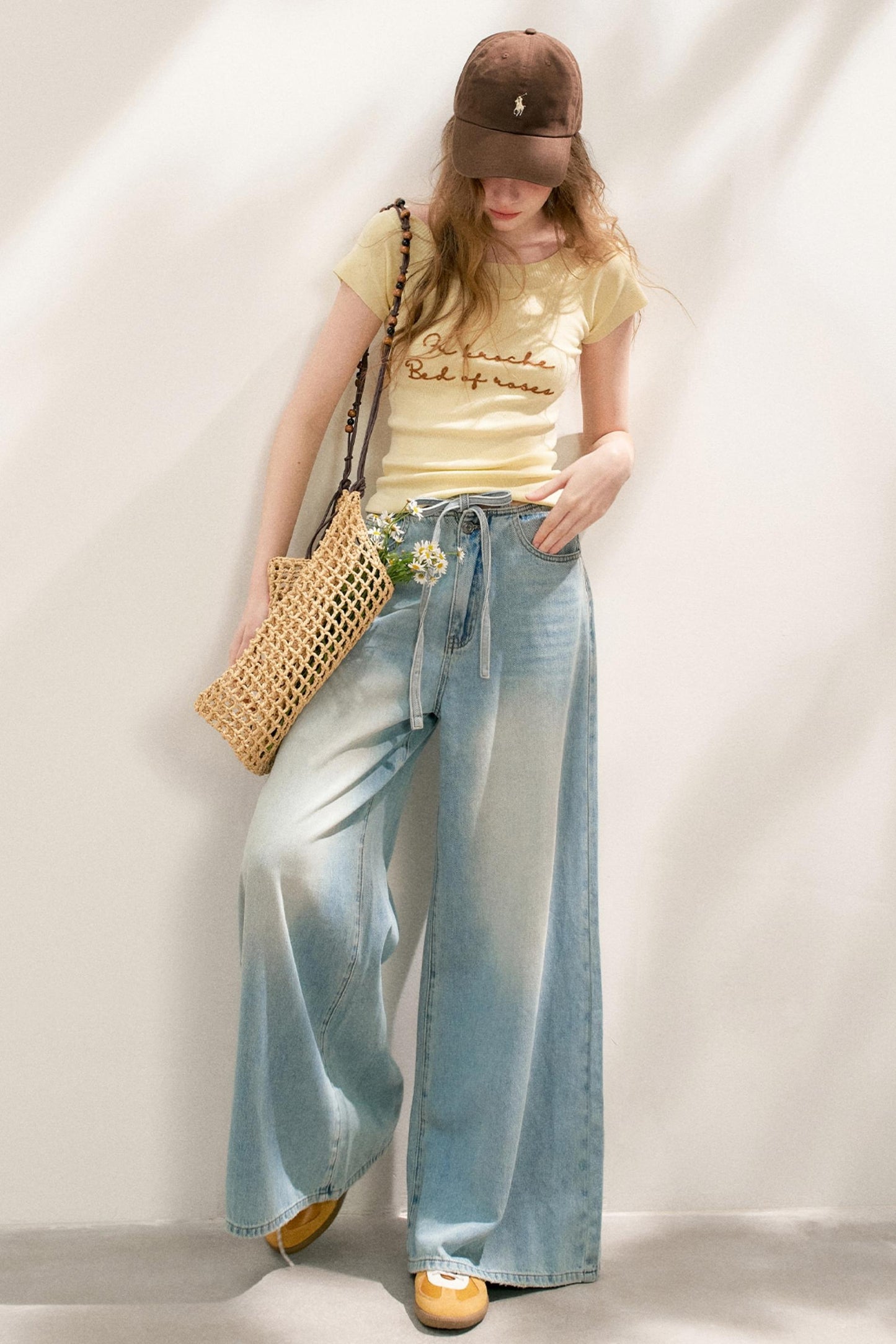 Embroidered Knit Tee