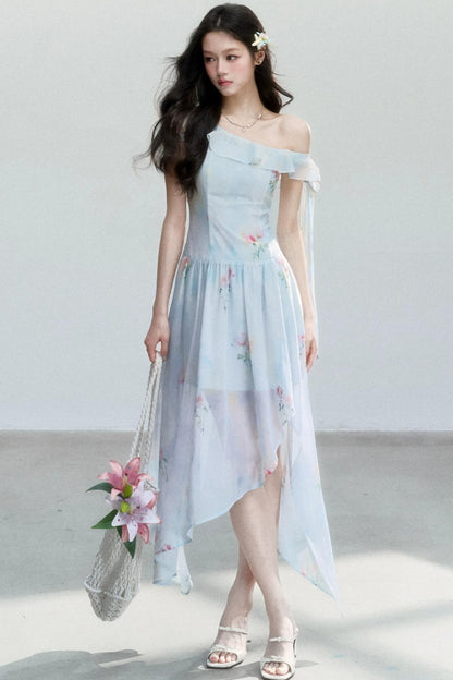 Sea Salt Rose Print Dress