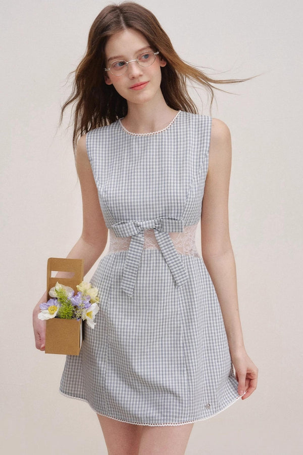 Romantic Lace Bow Dress