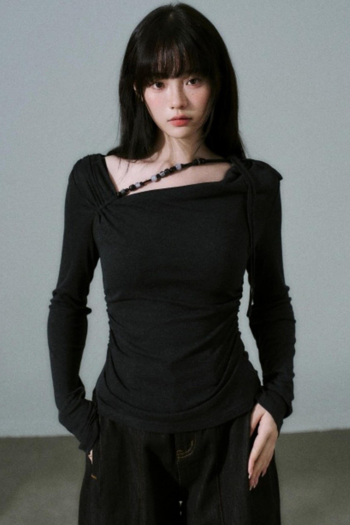 Handmade Beaded Tencel Top