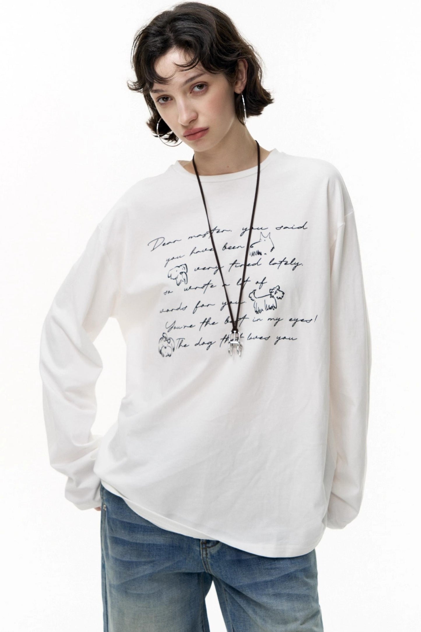 Cotton Printed Long Sleeve T-Shirt