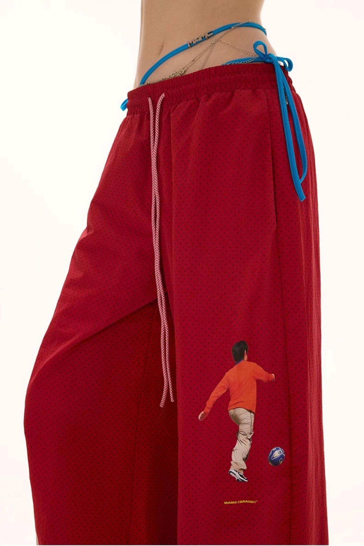 Summer Polka Dot Wide Leg Pants