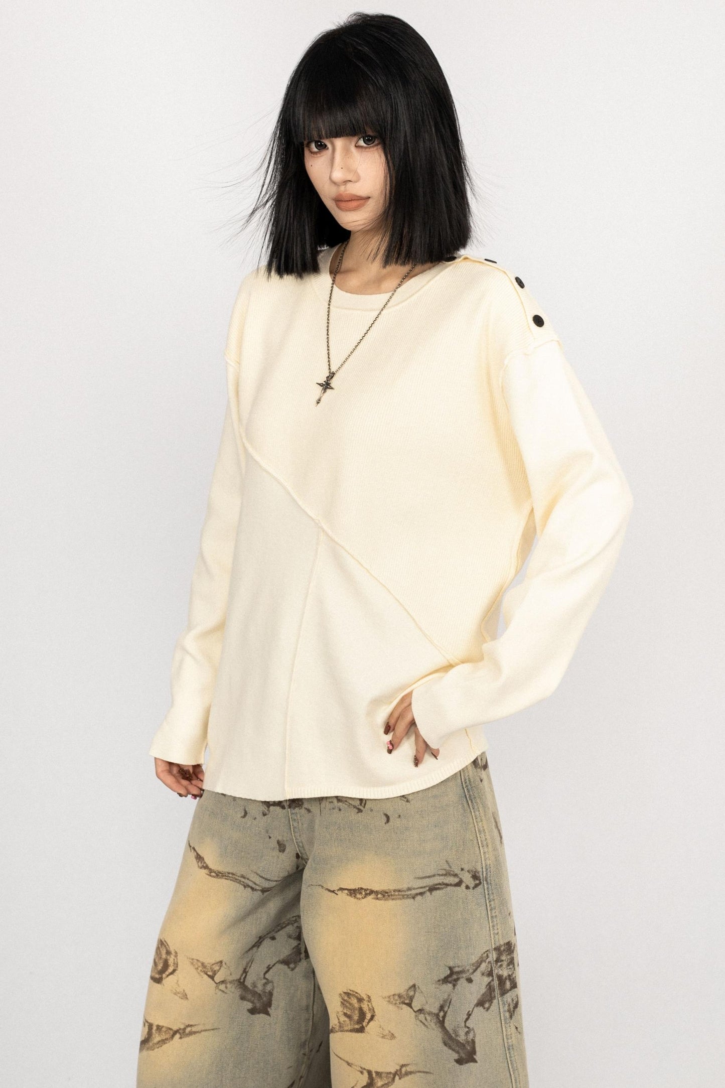 Retro Knitted Minimal Top