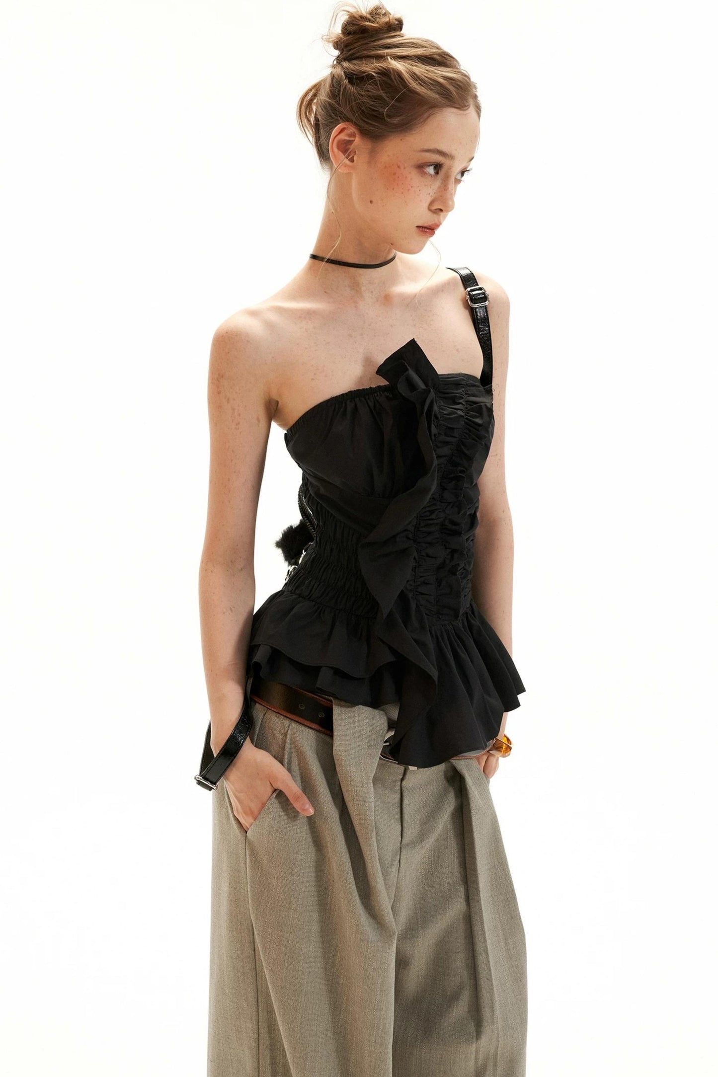 Asymmetrical Wide Hem Camisole
