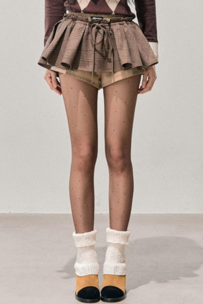 Plaid Annie Waltz Skirt