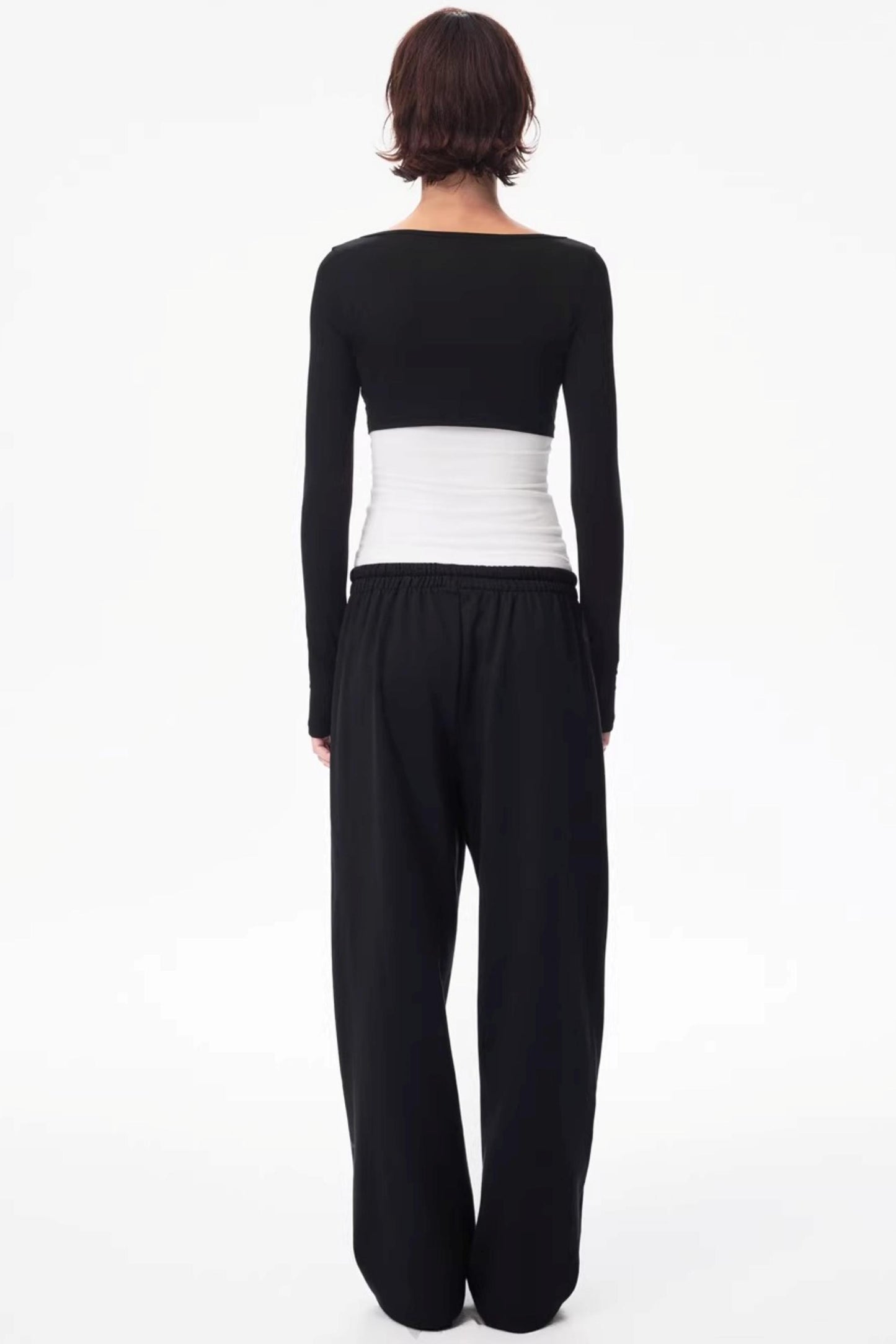 Color-Blocked Knot Design Top