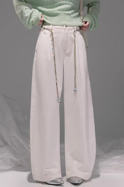 Ensemble Jean en Lyocell Blanc Pierre