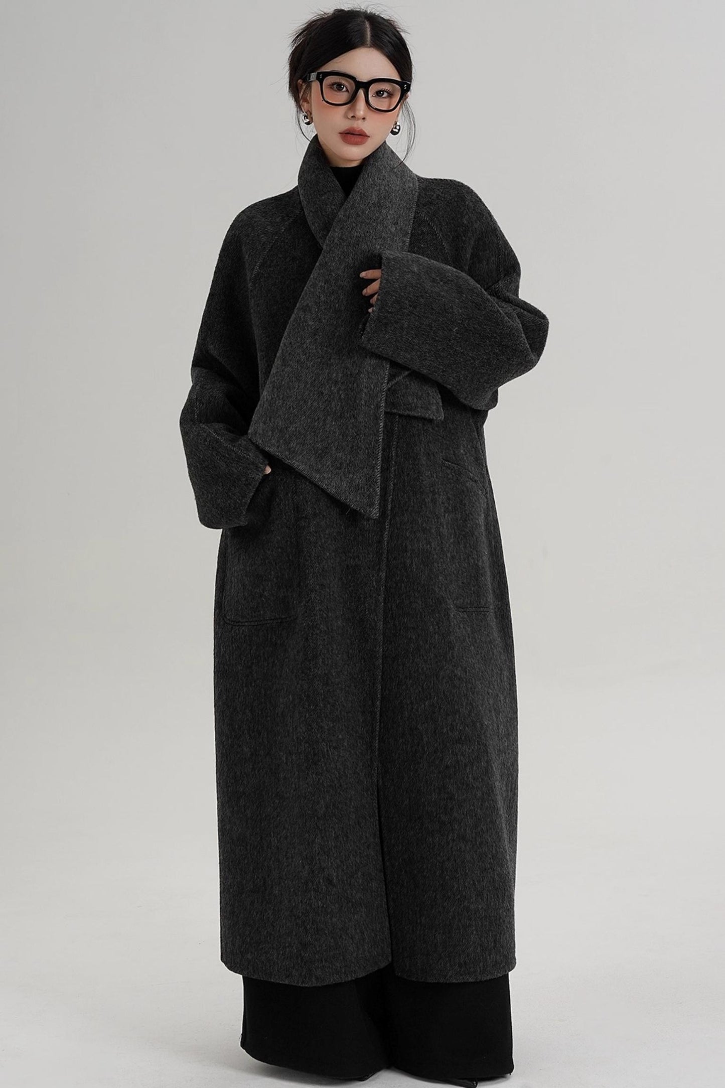 Reversible Woolen Wool Coat