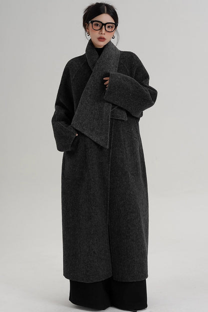Reversible Woolen Wool Coat