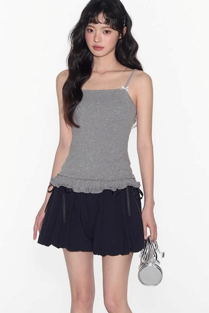 Bloomers Skirts Elastic Tie Bud Shorts Skirt