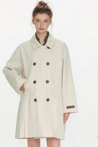 Moonlight Concerto Pleated Coat