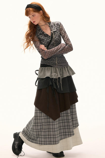 American Vintage Multi-Layer Maxi Skirt