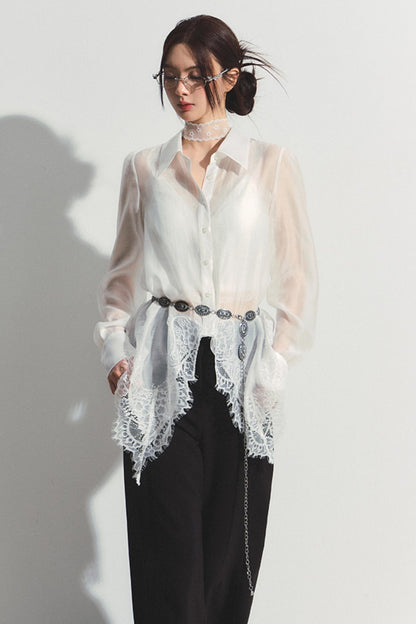 Lightweight Lace Sun Shirt