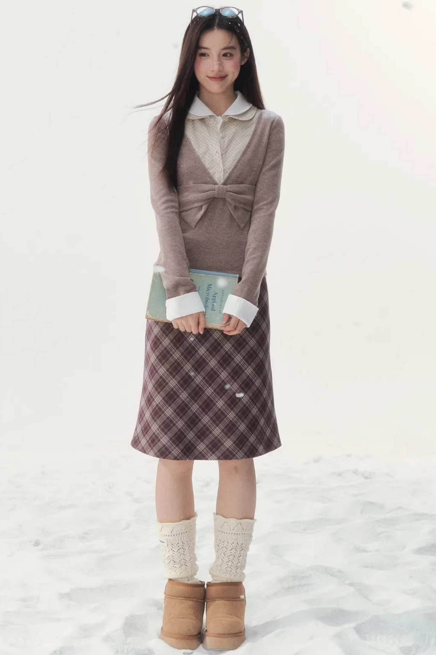 Doll Collar Three-Piece Top