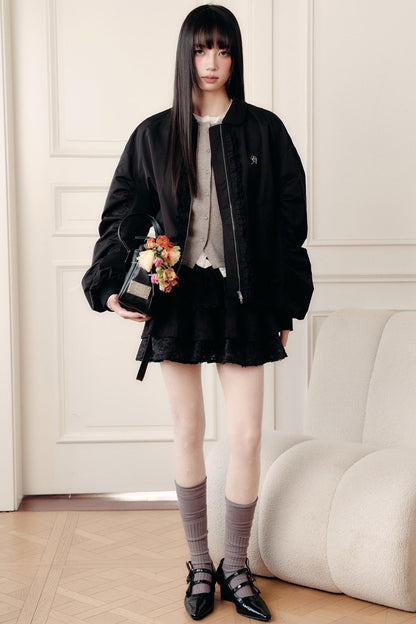 Lace Commuter Baggy Jacket