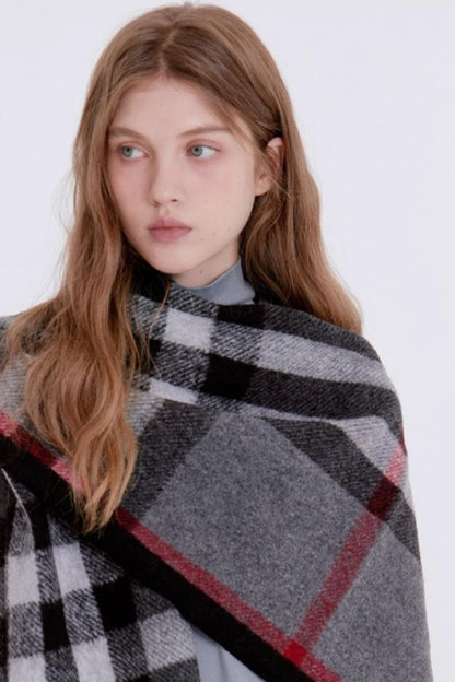 Soft Glutinous Sheep Wool Shawl