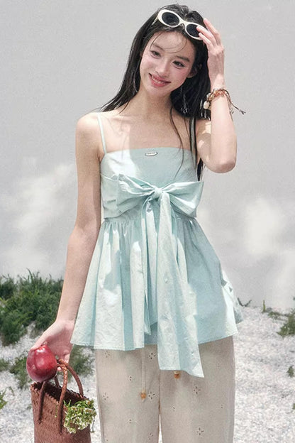 Whisper of Blues Babydoll Top