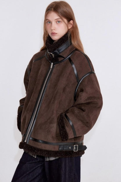 Wind-Resistant Fur Jacket