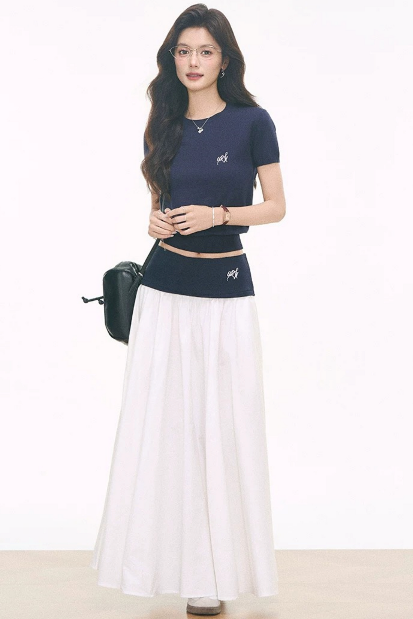 Knitted Ribbed Skirt Set-Up
