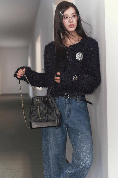 Starry Sky Rhinestone Jeans