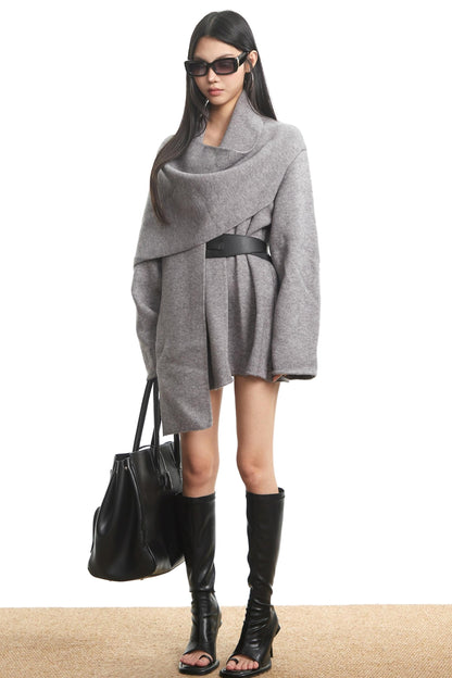 Korean Long Sleeve Knit Sweater Jacket