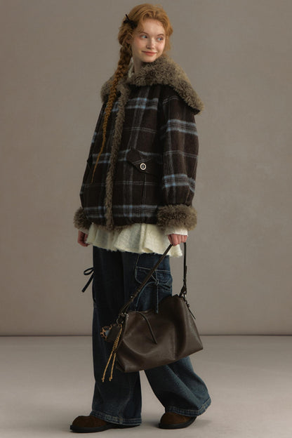 Stacked Knitted Lotus Leaf Long Top