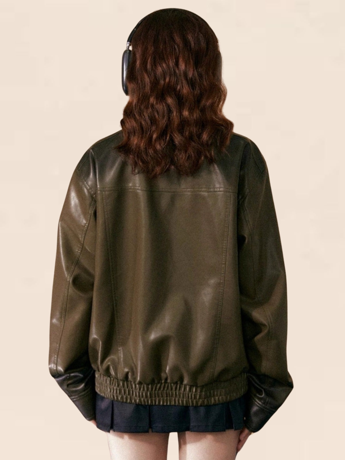 Retro Short Leather Jacket