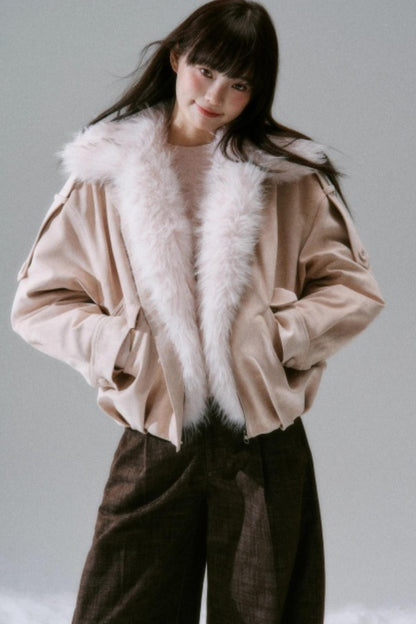 Plush Suede Bud Coat