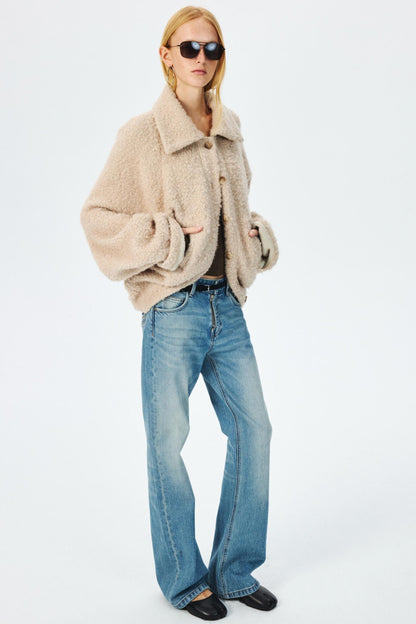 Narrow Suede Cowhide Brown Belt