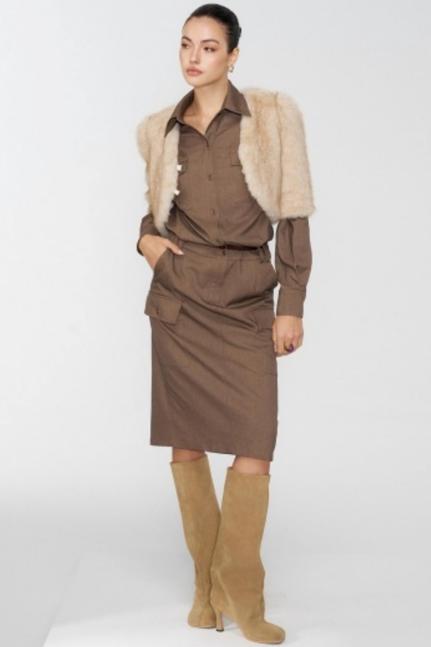 Temperament Shoulder Autumn Fur Jacket