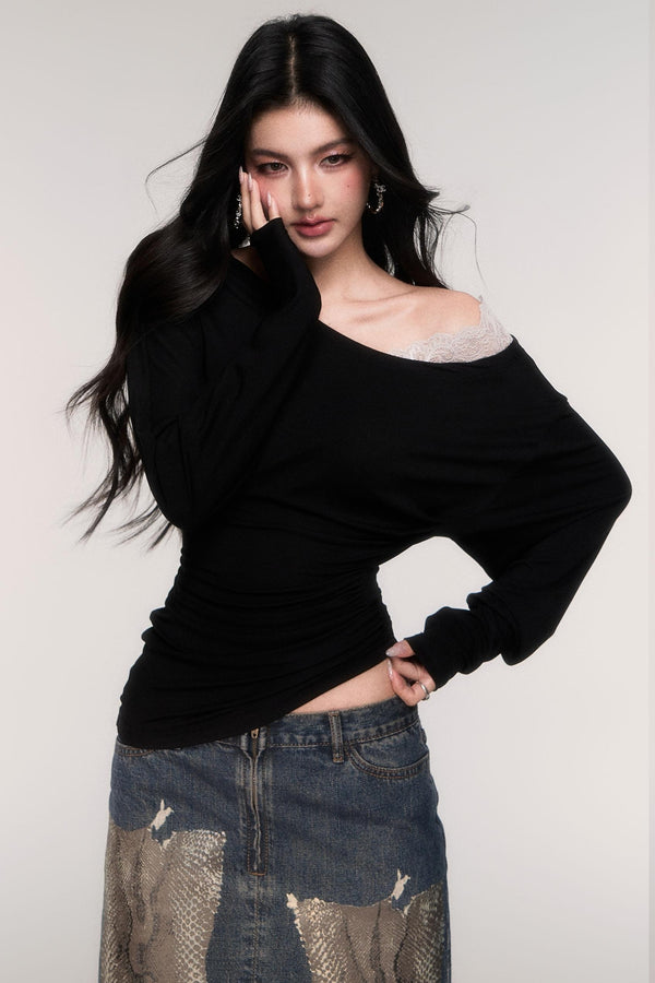 Lazy Sophisticated Lace Top