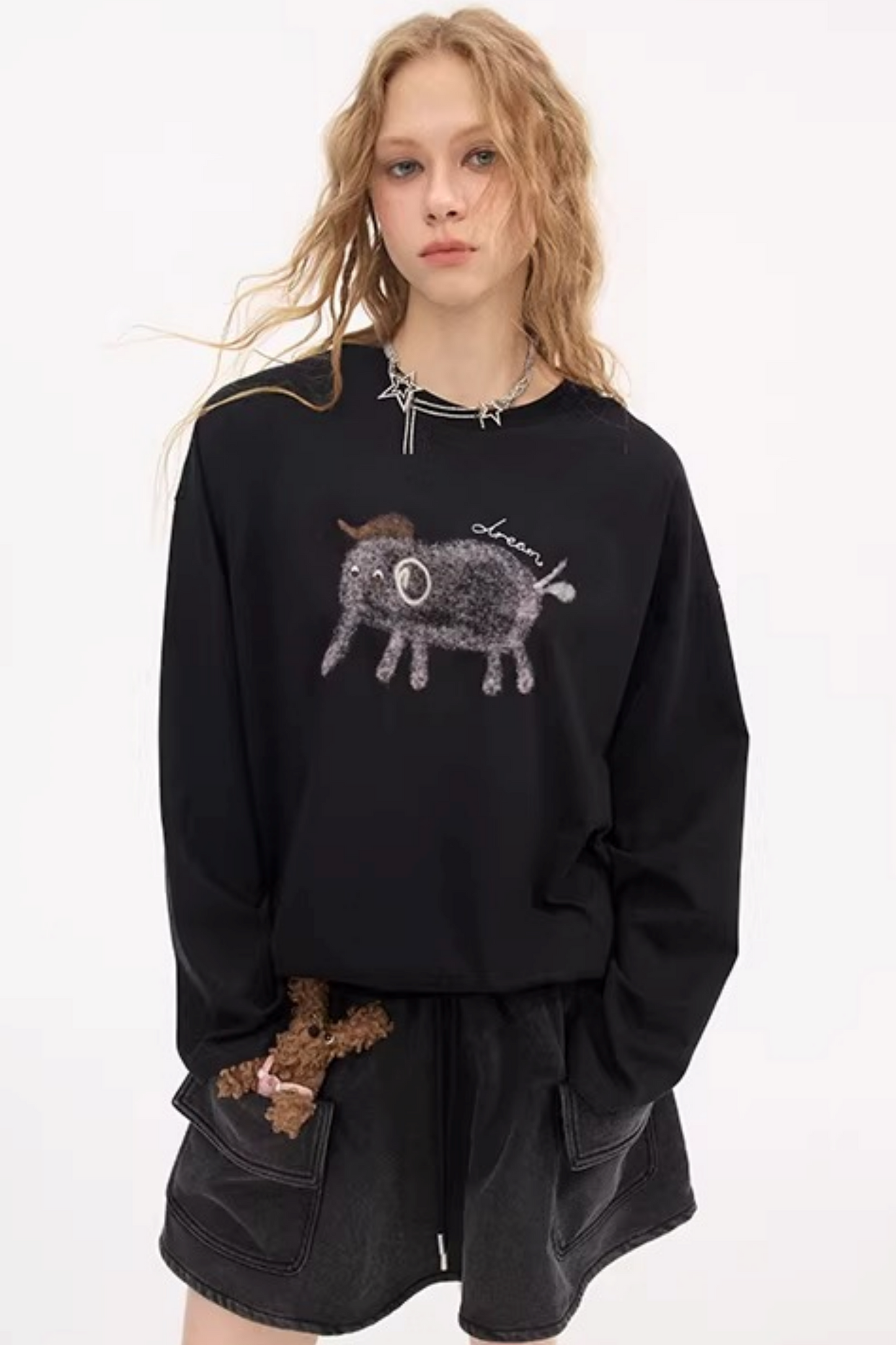 Baby Elephant Cotton Blouse