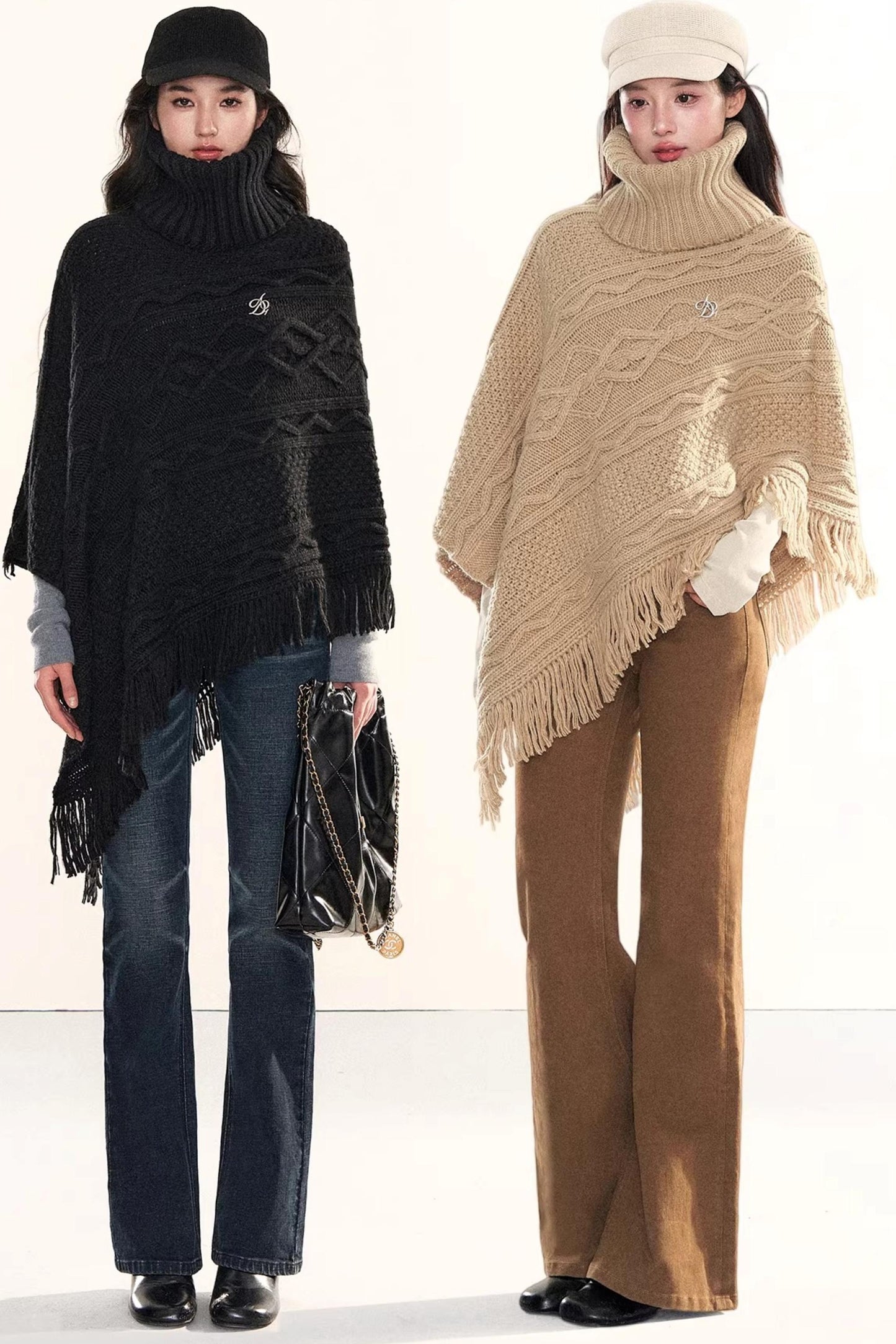 Cable Knit Tassel Sweater