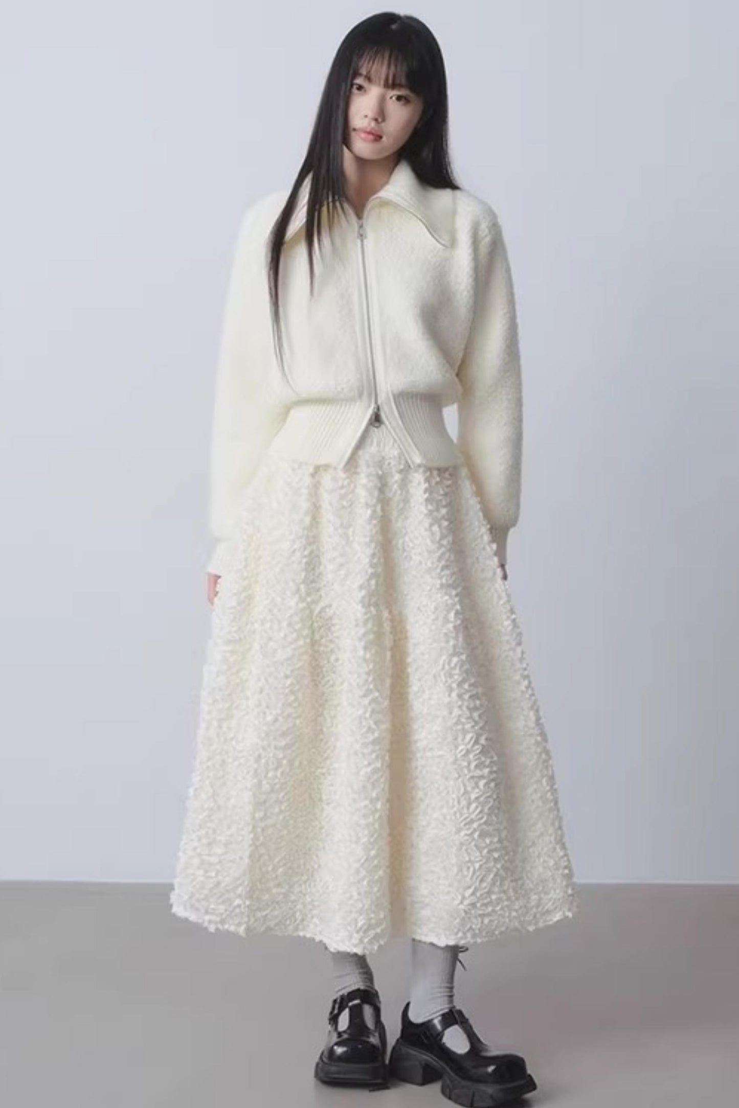 Mist Memo A-Line Skirt