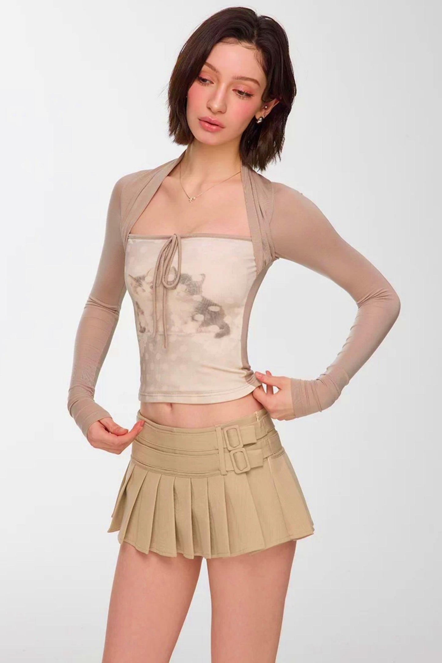 Patchwork Polka Dot Vest