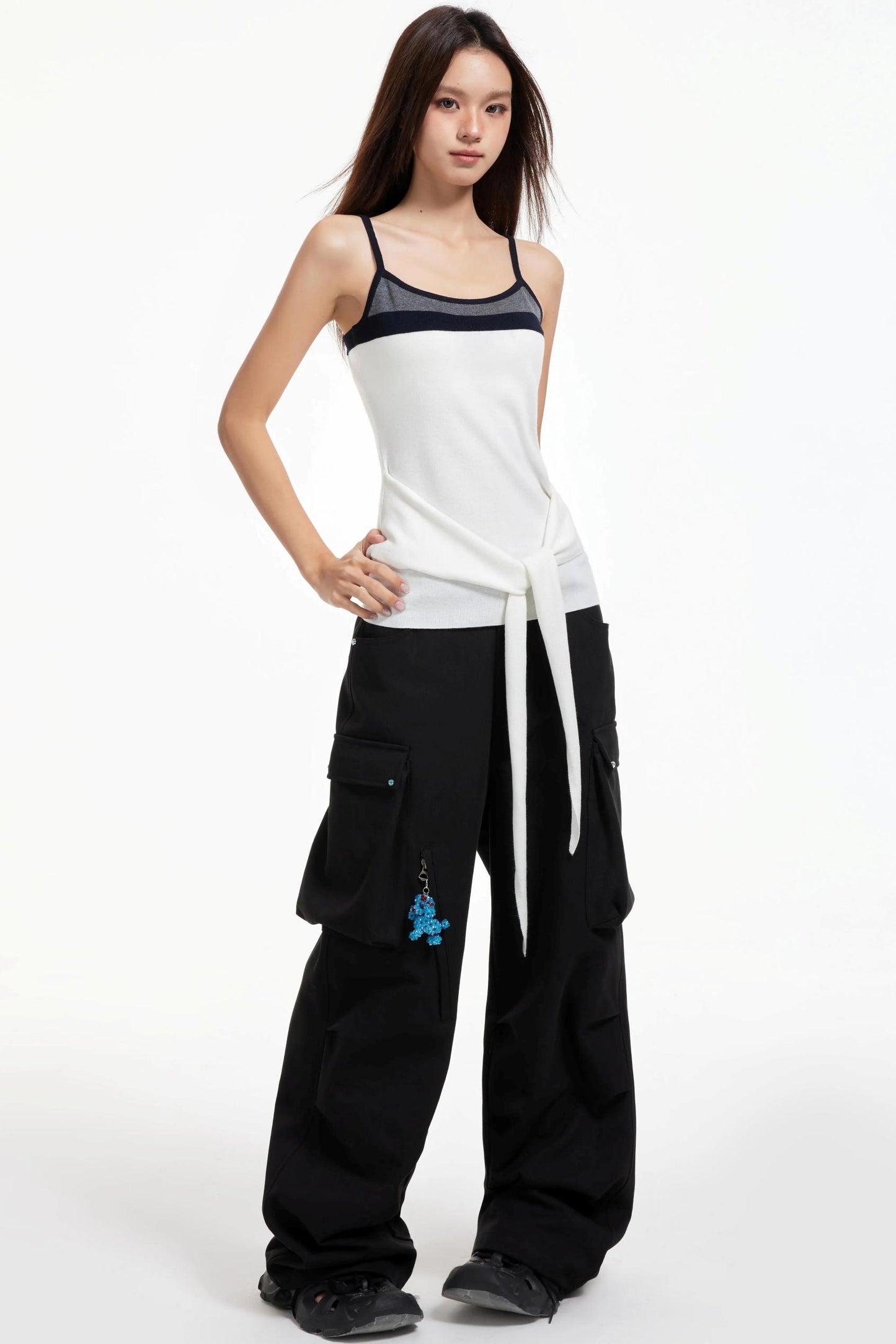 Cargo Wide-Leg Pants