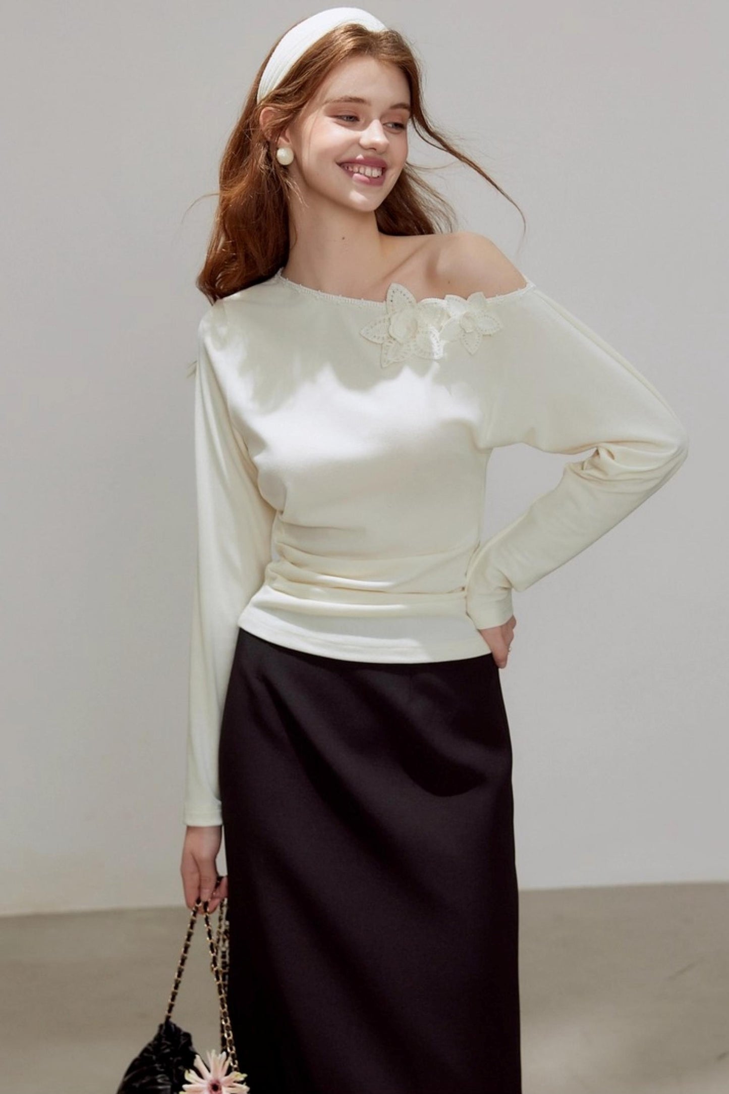 High-Waisted Black Mermaid Skirt