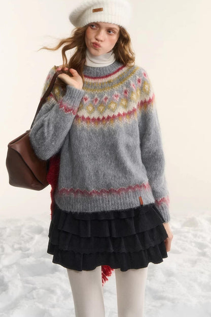 French Lace Retro Skirt