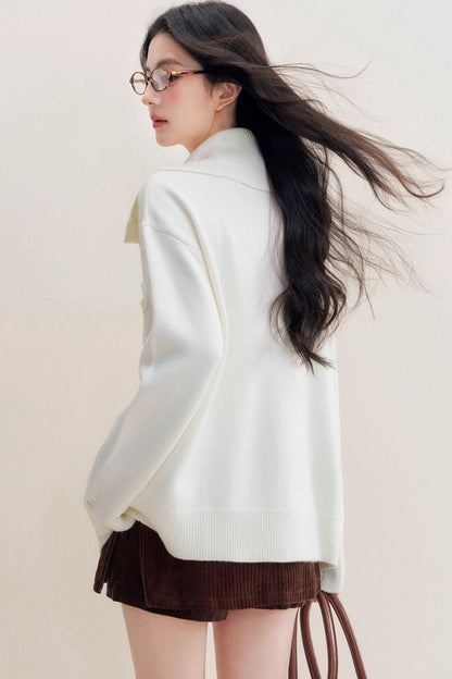 Lazy Sheep Wool Knit Cardigan